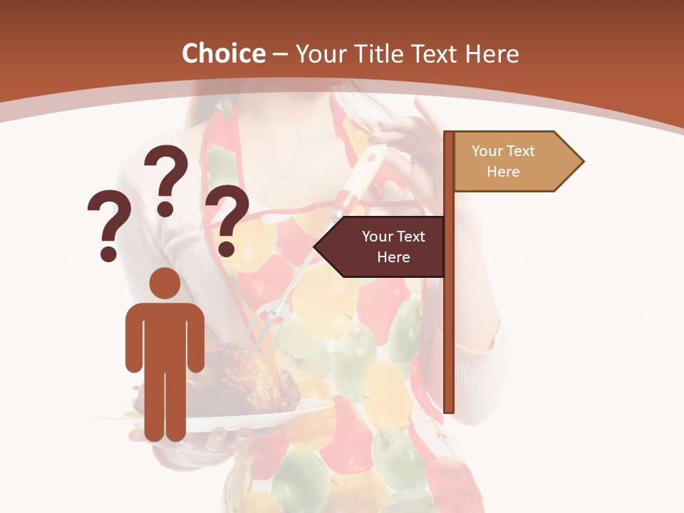 White  Maid PowerPoint Template