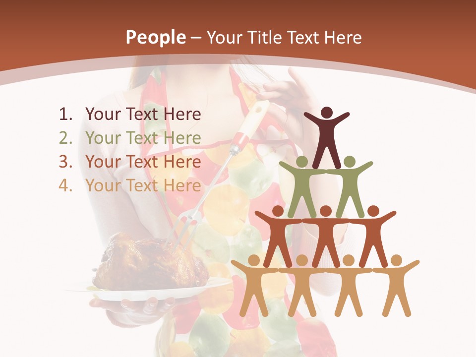 White  Maid PowerPoint Template