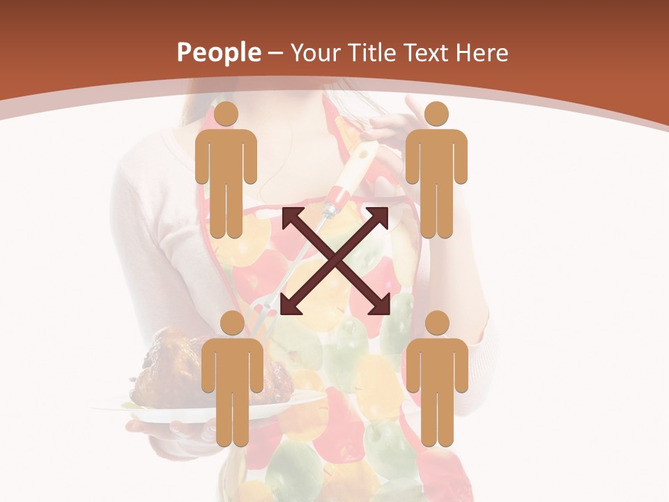 White  Maid PowerPoint Template
