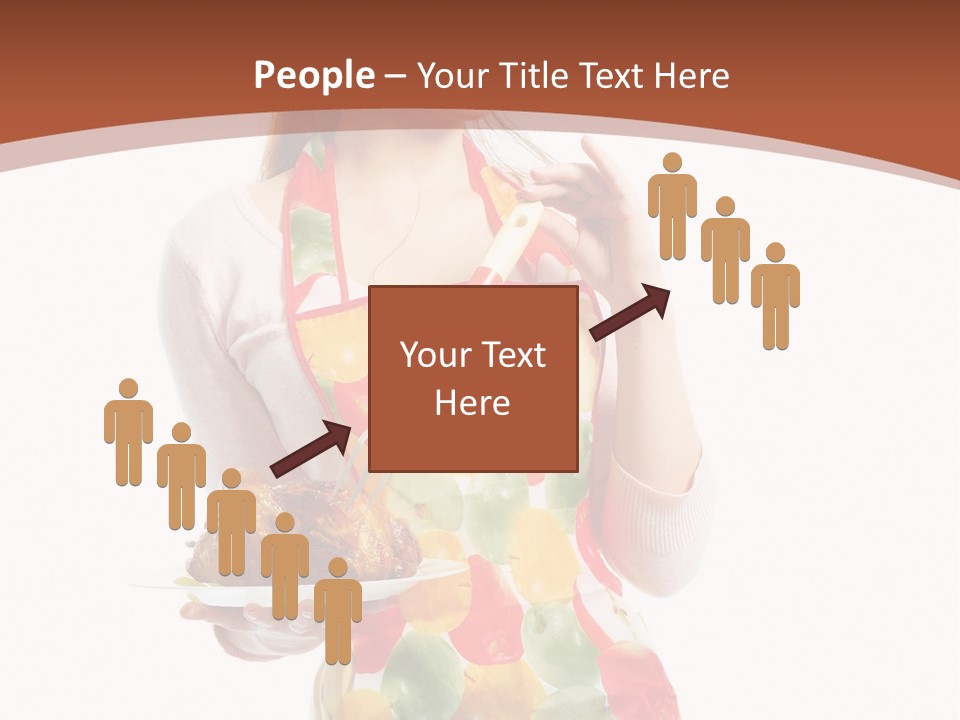 White  Maid PowerPoint Template