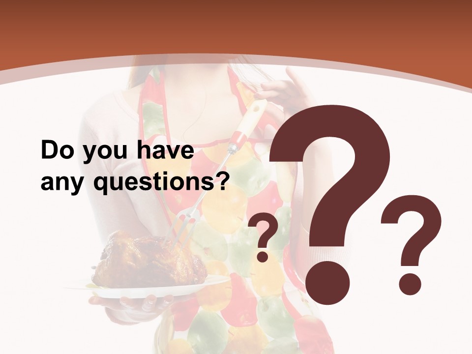 White  Maid PowerPoint Template