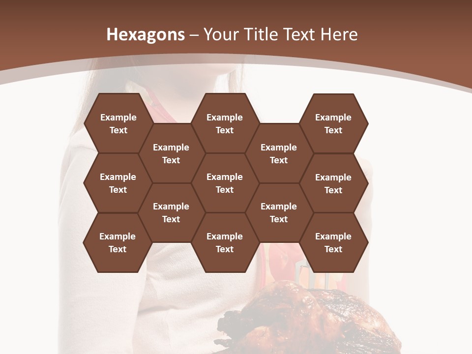 White Food Caucasian PowerPoint Template