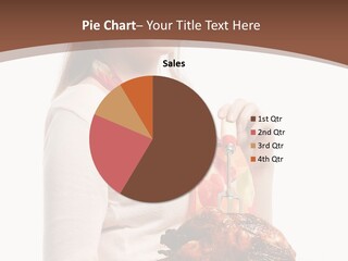 White Food Caucasian PowerPoint Template