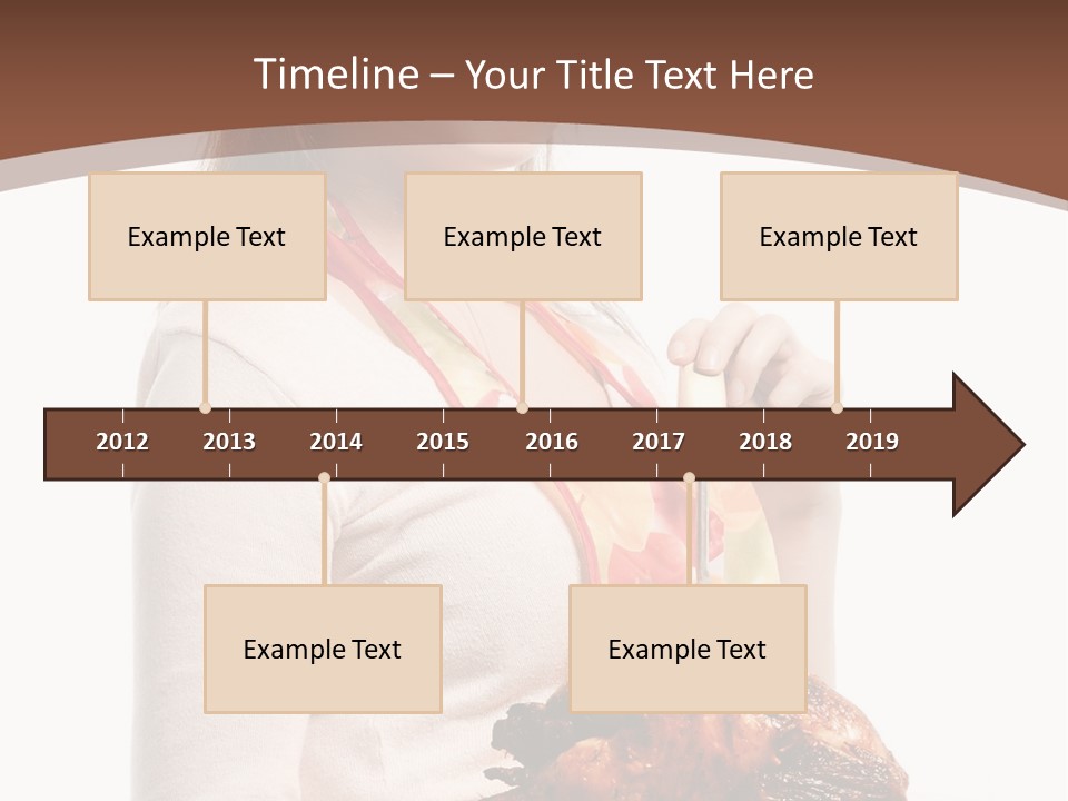 White Food Caucasian PowerPoint Template