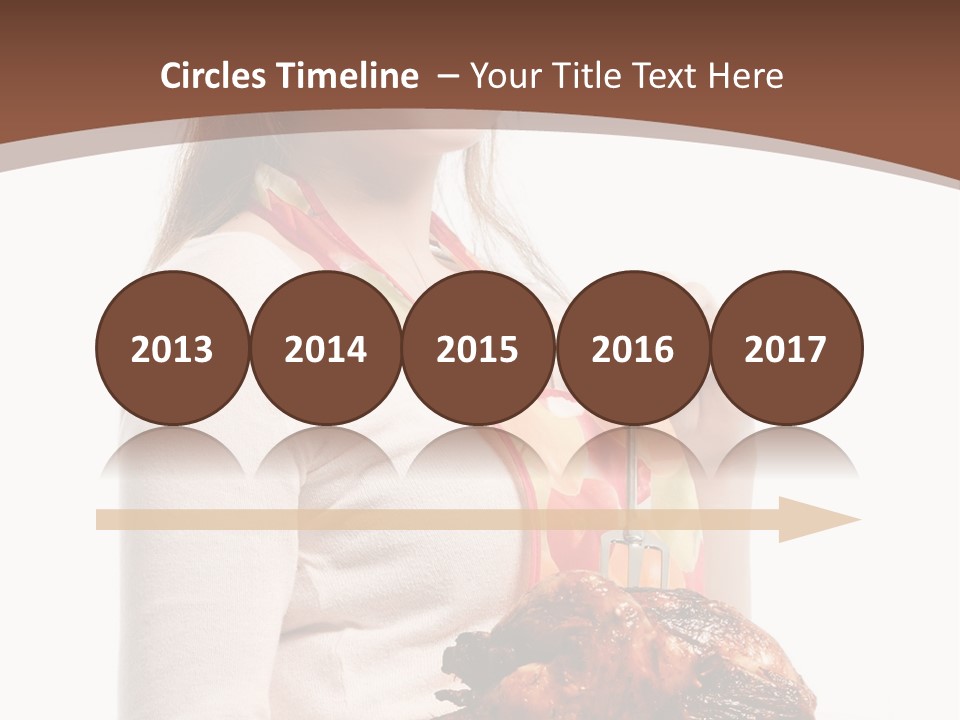 White Food Caucasian PowerPoint Template