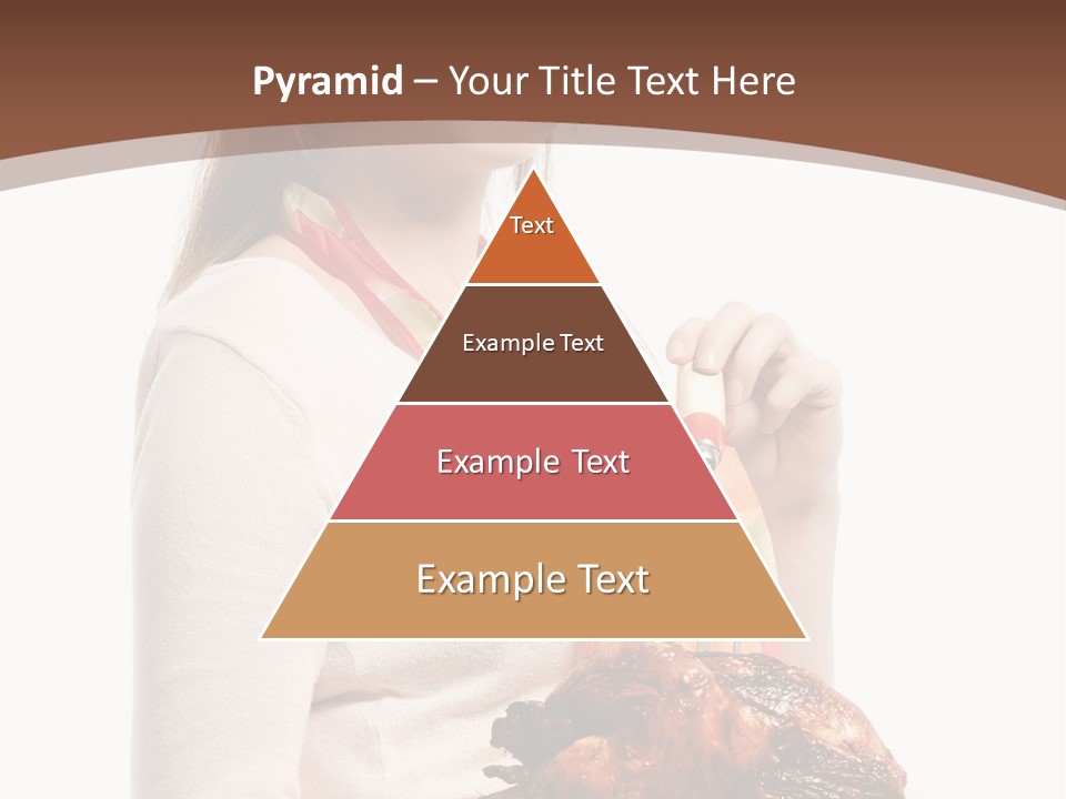 White Food Caucasian PowerPoint Template