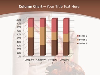 White Food Caucasian PowerPoint Template