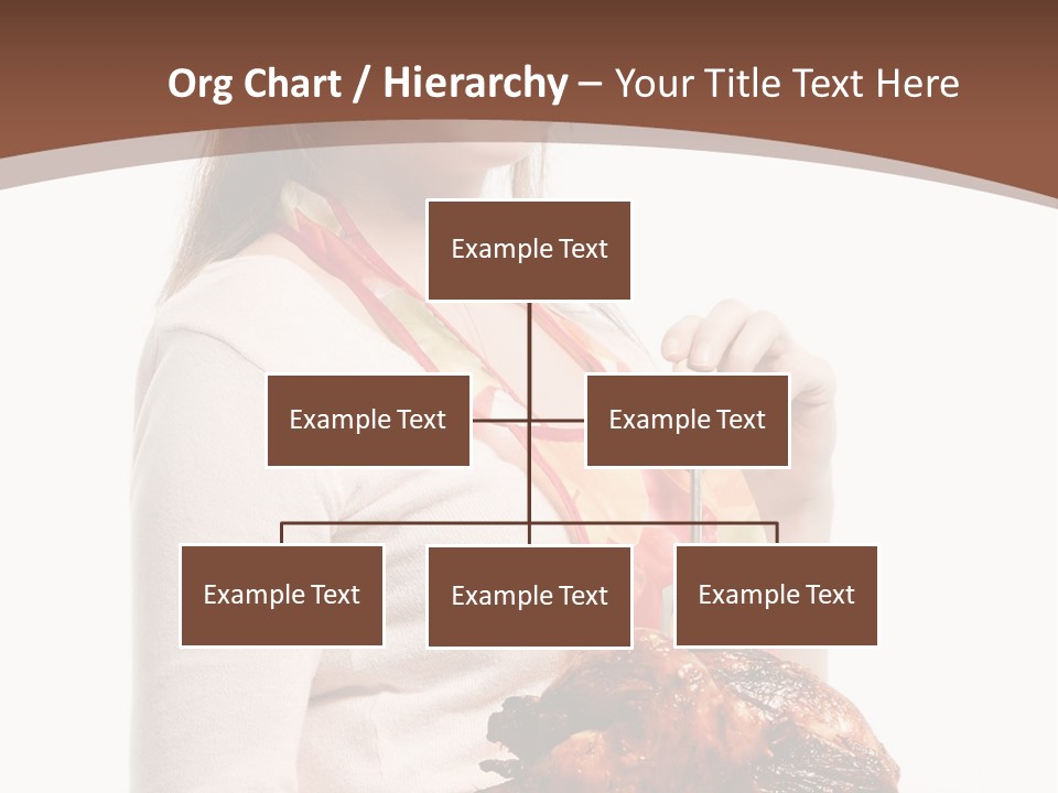 White Food Caucasian PowerPoint Template