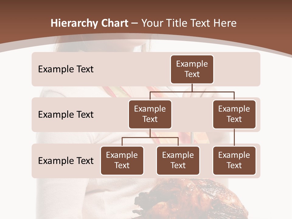 White Food Caucasian PowerPoint Template