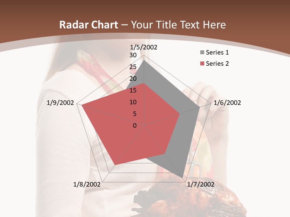 White Food Caucasian PowerPoint Template