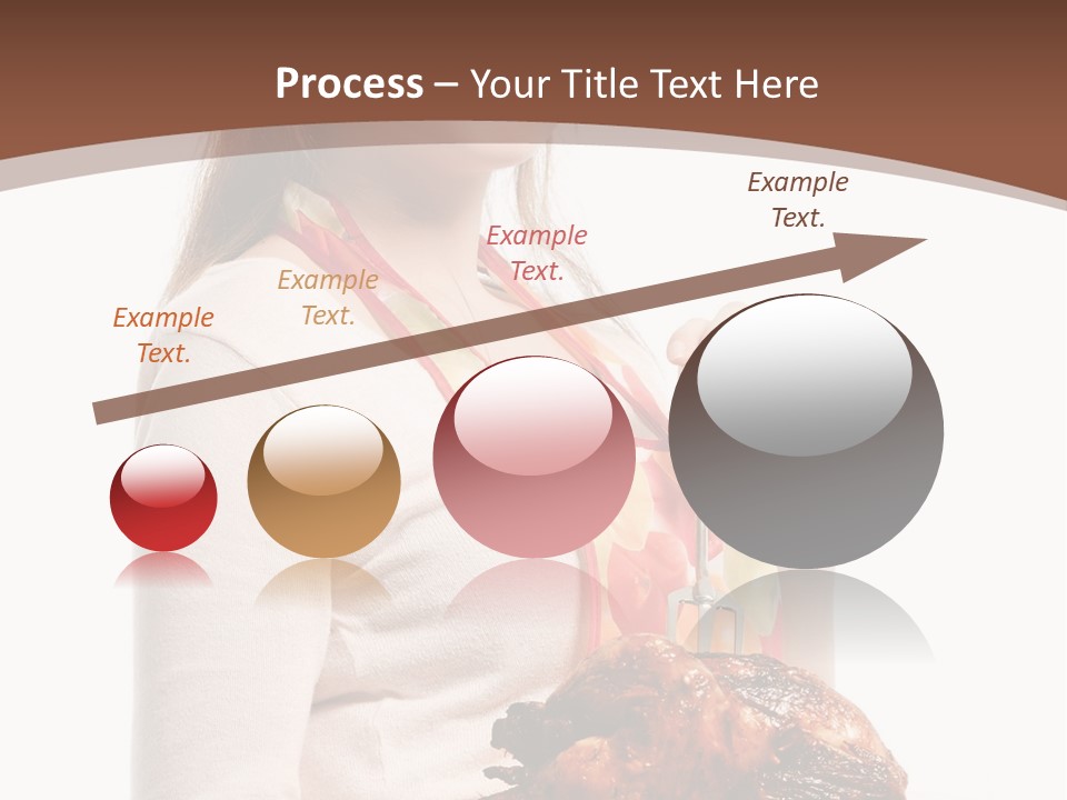 White Food Caucasian PowerPoint Template