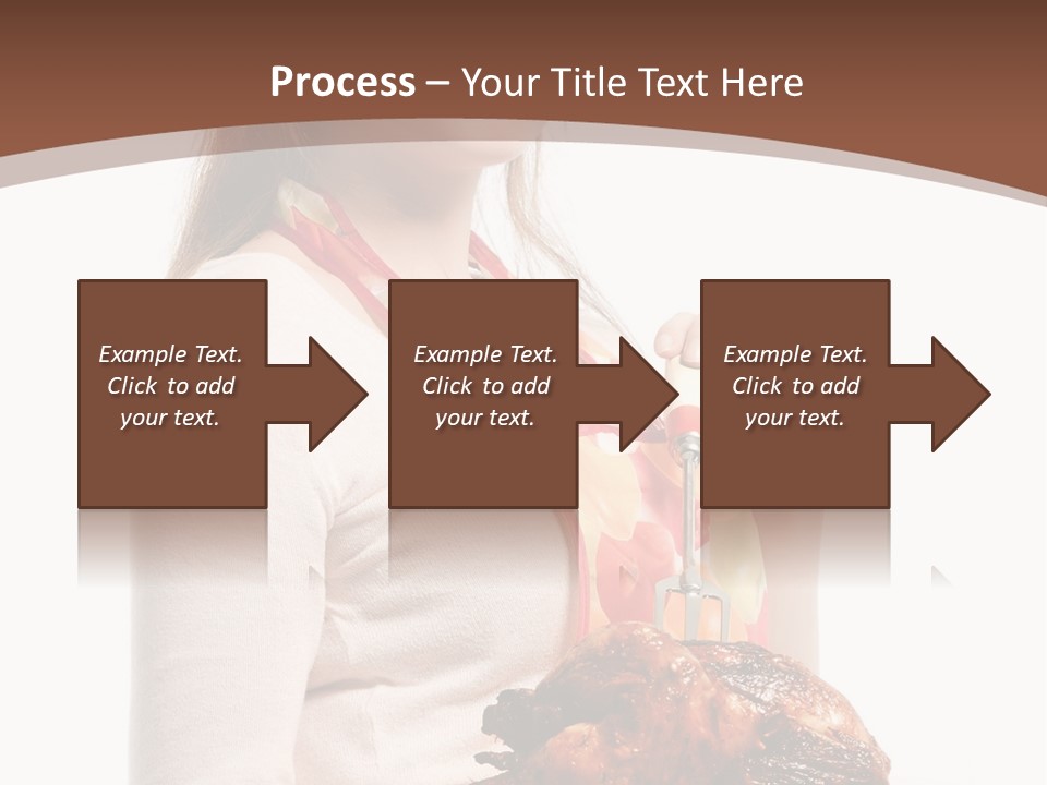 White Food Caucasian PowerPoint Template