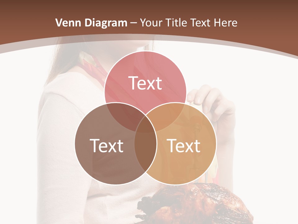 White Food Caucasian PowerPoint Template
