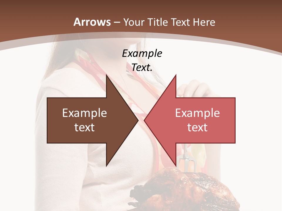 White Food Caucasian PowerPoint Template