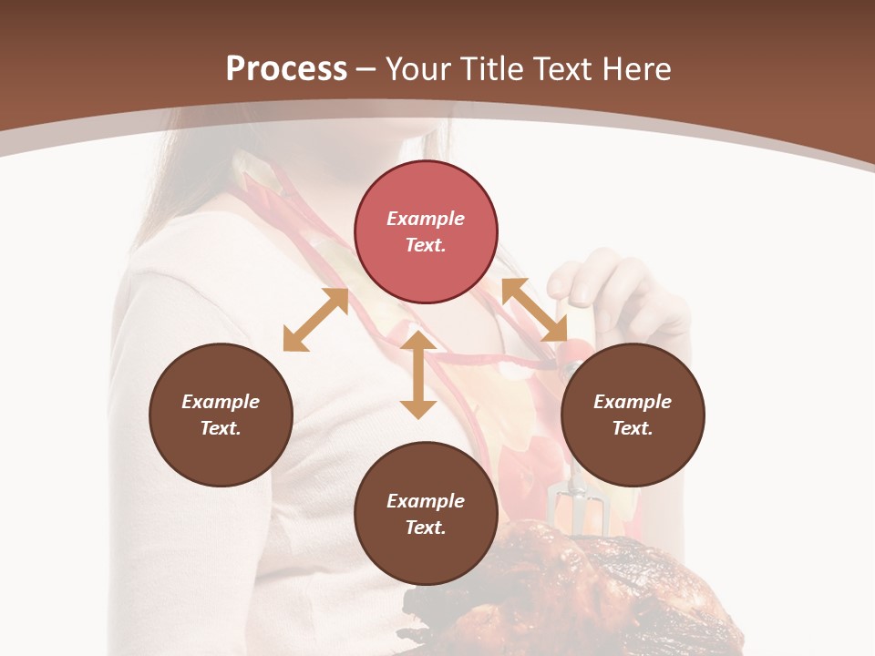 White Food Caucasian PowerPoint Template
