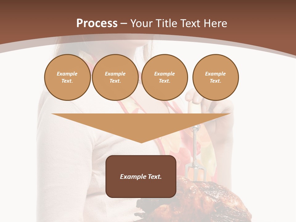 White Food Caucasian PowerPoint Template