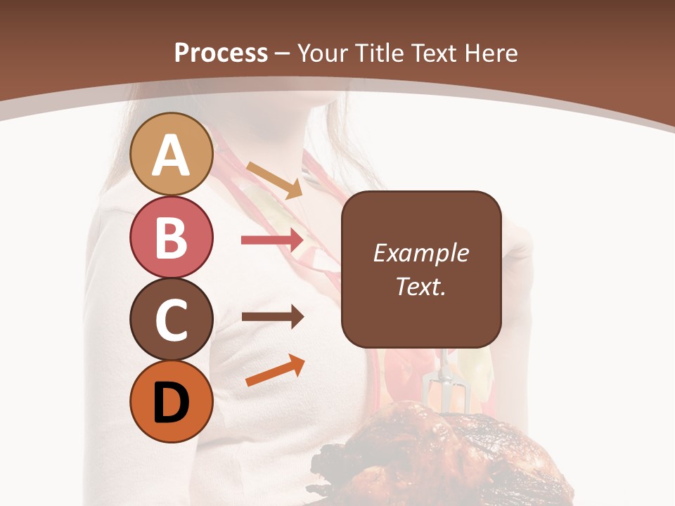 White Food Caucasian PowerPoint Template