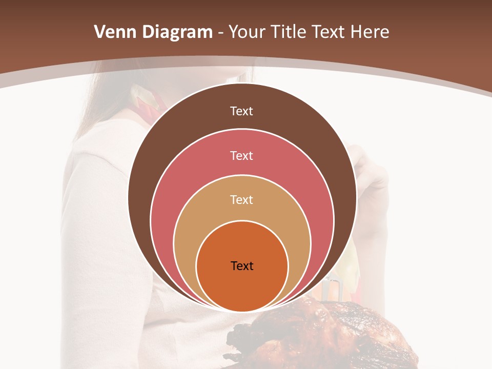 White Food Caucasian PowerPoint Template
