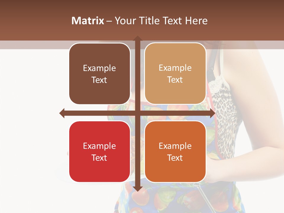 Color Caucasian Grilled Chicken PowerPoint Template