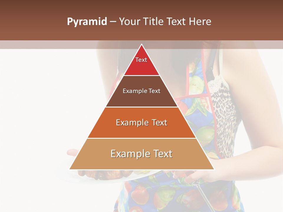 Color Caucasian Grilled Chicken PowerPoint Template