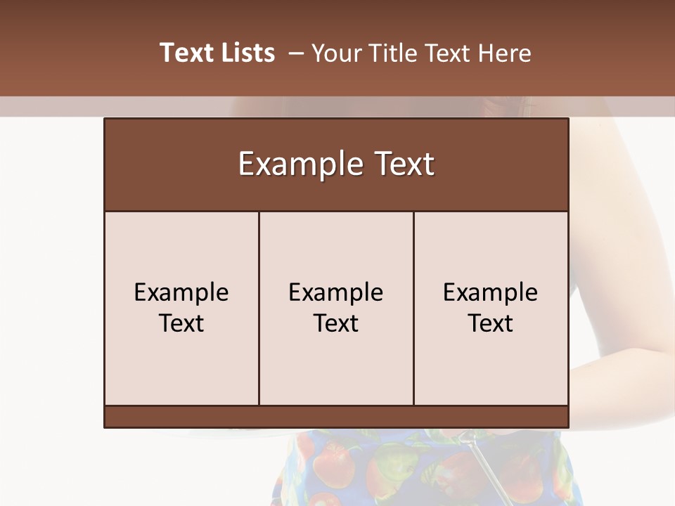 Color Caucasian Grilled Chicken PowerPoint Template