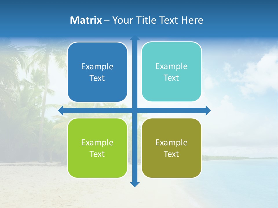 Tropical Summer Nobody PowerPoint Template