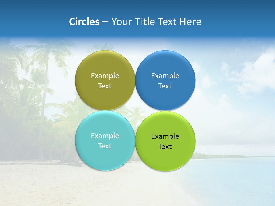 Tropical Summer Nobody PowerPoint Template