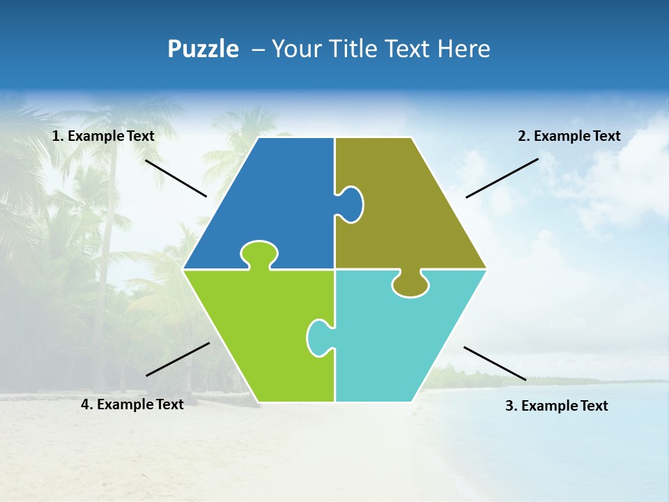 Tropical Summer Nobody PowerPoint Template