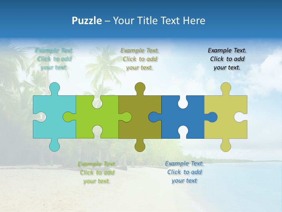 Tropical Summer Nobody PowerPoint Template