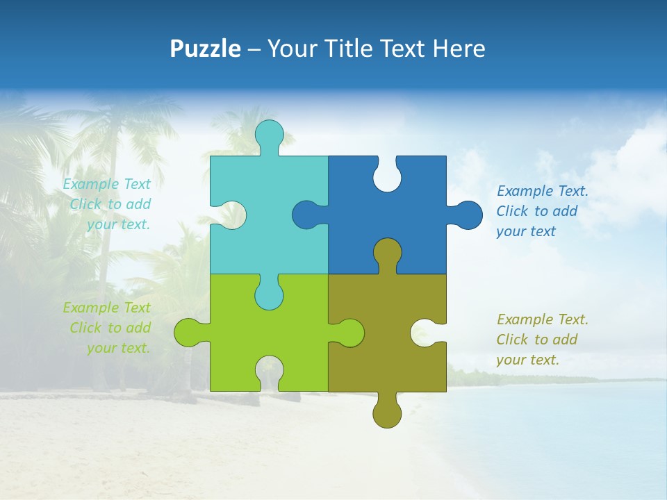 Tropical Summer Nobody PowerPoint Template