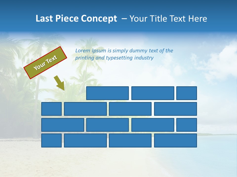 Tropical Summer Nobody PowerPoint Template