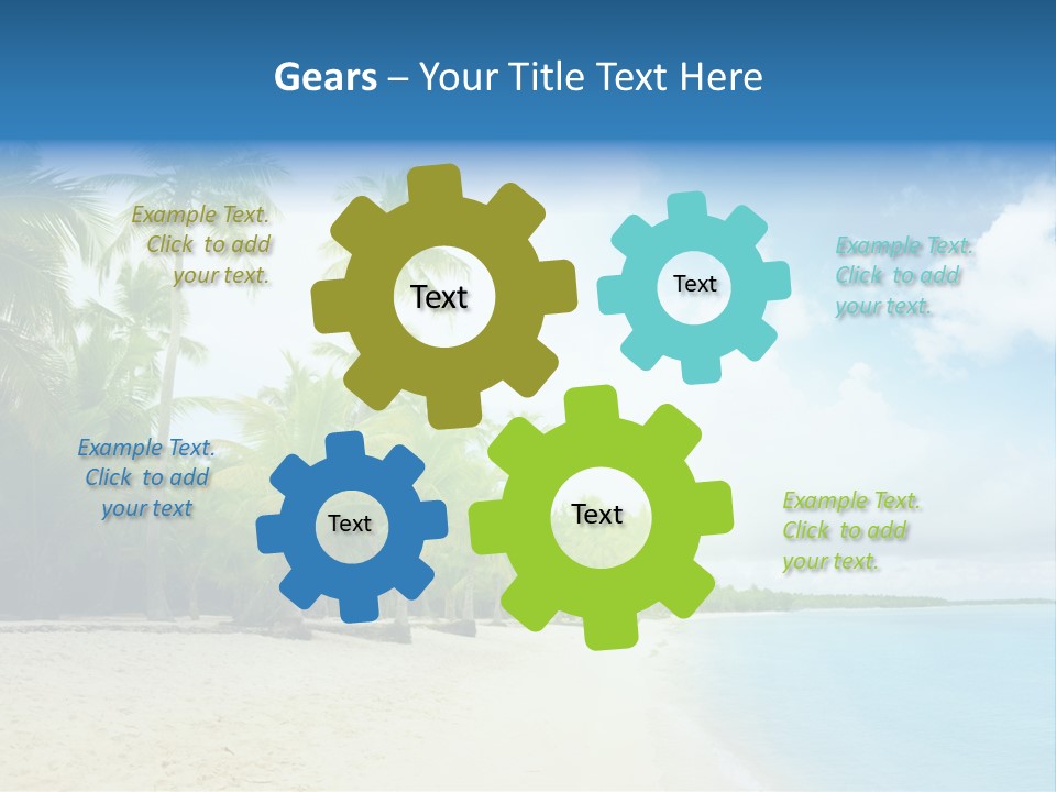 Tropical Summer Nobody PowerPoint Template