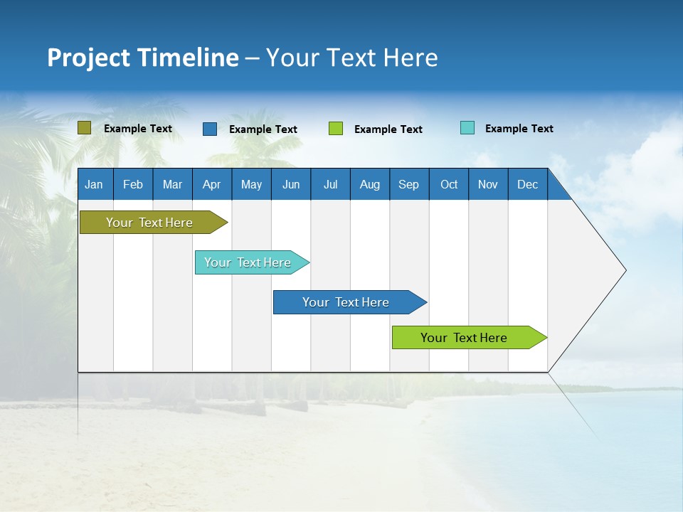 Tropical Summer Nobody PowerPoint Template