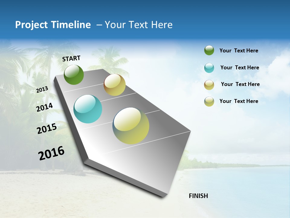 Tropical Summer Nobody PowerPoint Template