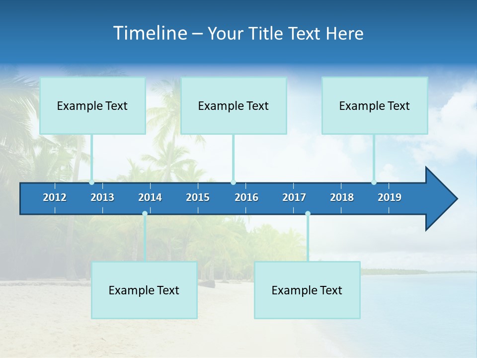 Tropical Summer Nobody PowerPoint Template