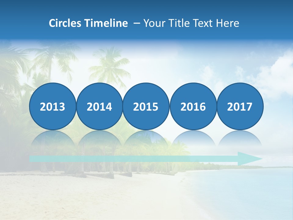 Tropical Summer Nobody PowerPoint Template