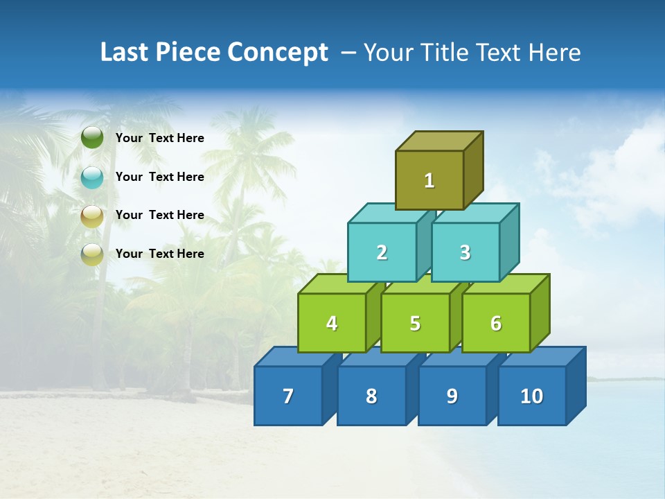 Tropical Summer Nobody PowerPoint Template