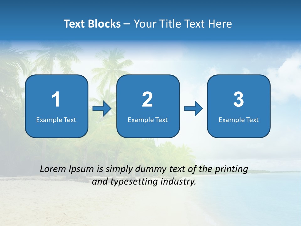 Tropical Summer Nobody PowerPoint Template