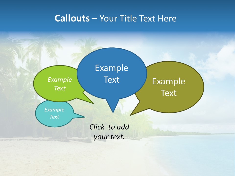 Tropical Summer Nobody PowerPoint Template