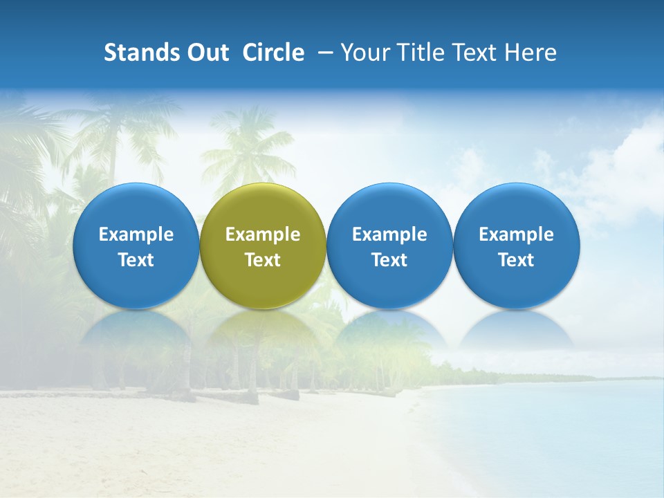 Tropical Summer Nobody PowerPoint Template
