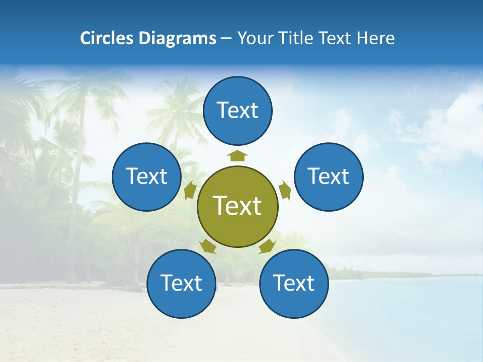 Tropical Summer Nobody PowerPoint Template