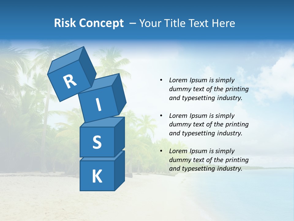 Tropical Summer Nobody PowerPoint Template