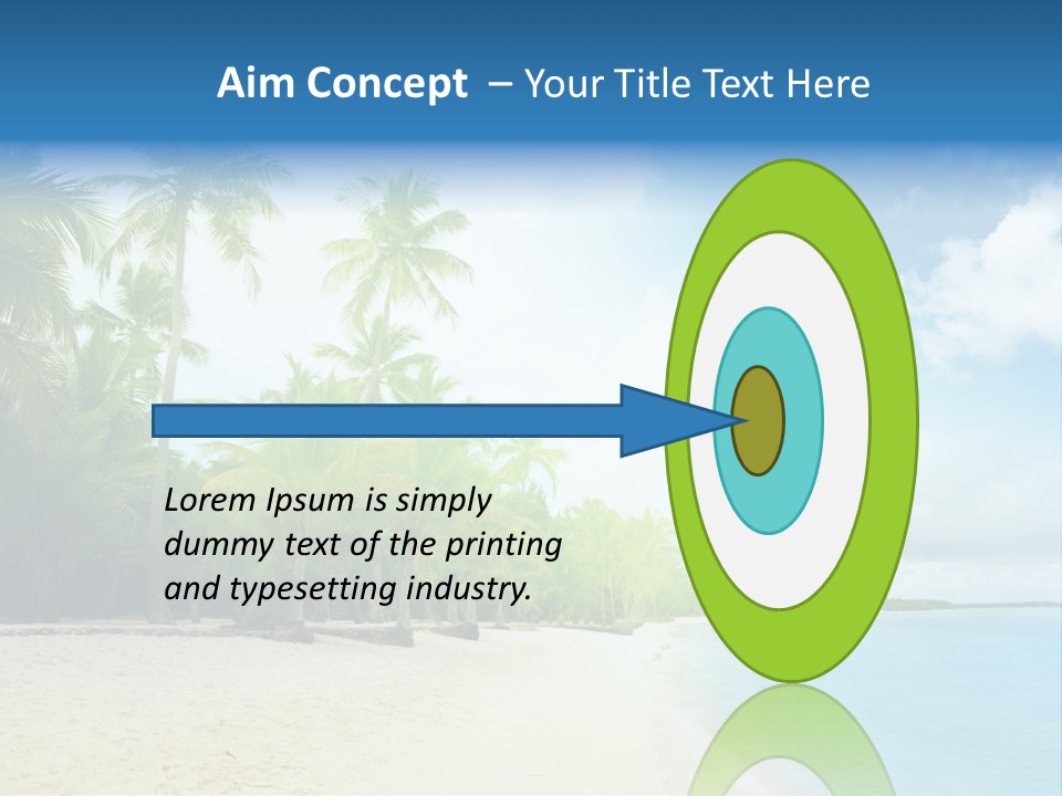 Tropical Summer Nobody PowerPoint Template
