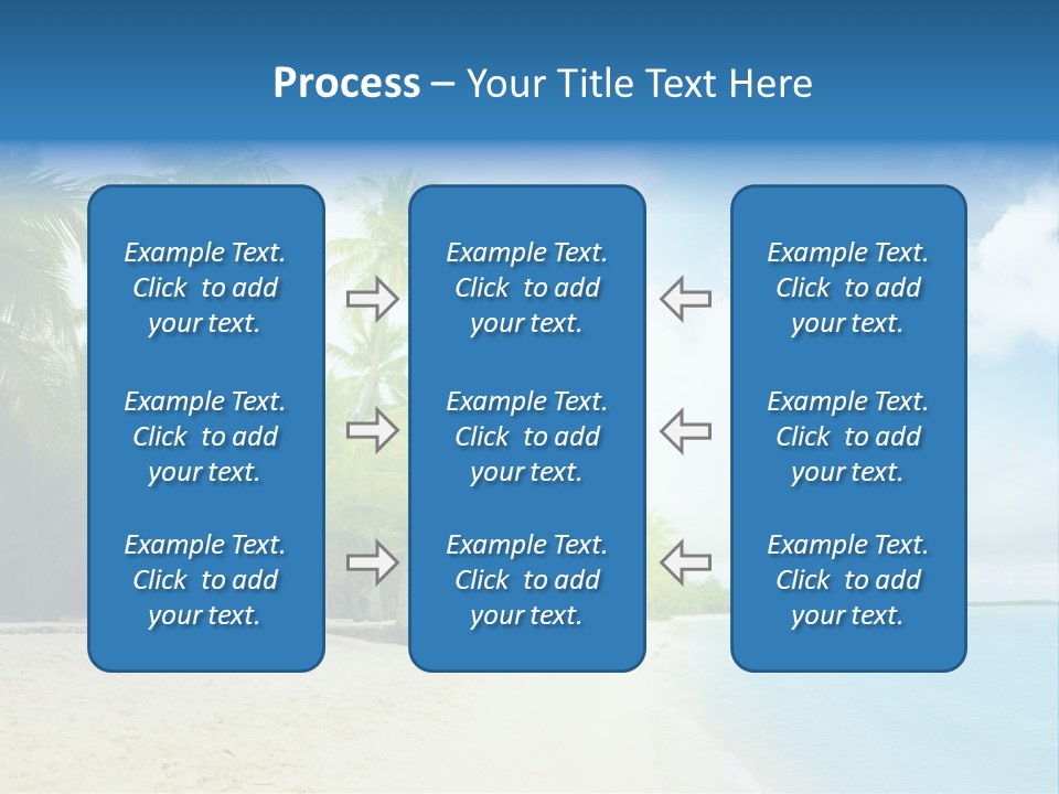 Tropical Summer Nobody PowerPoint Template