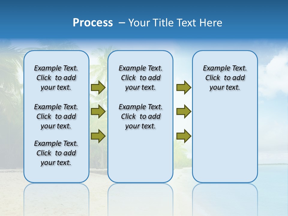 Tropical Summer Nobody PowerPoint Template