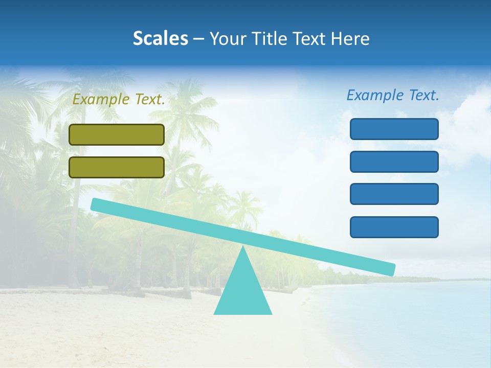 Tropical Summer Nobody PowerPoint Template