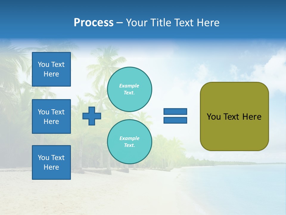 Tropical Summer Nobody PowerPoint Template