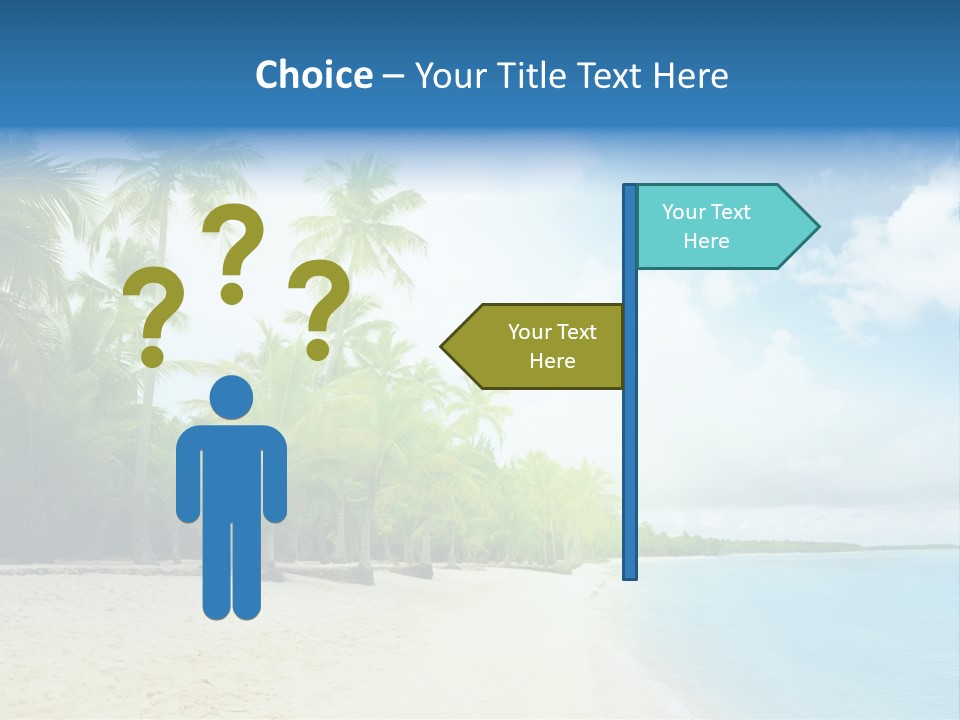 Tropical Summer Nobody PowerPoint Template