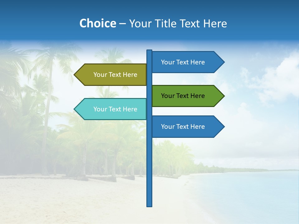 Tropical Summer Nobody PowerPoint Template