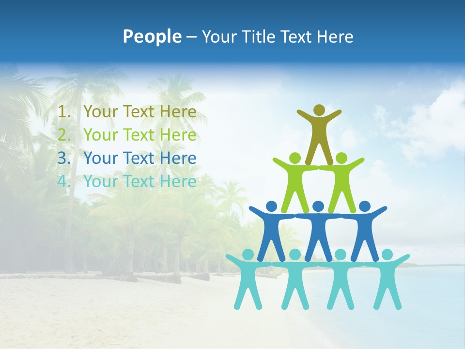 Tropical Summer Nobody PowerPoint Template